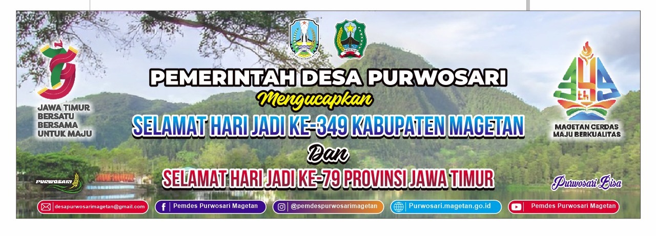 SELAMAT HARI JADI KAB MAGETAN DAN PROV JATIM